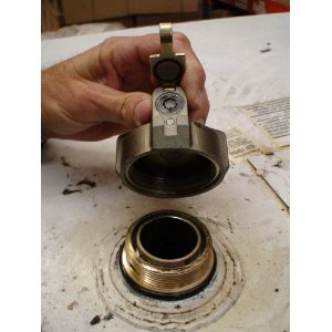 heating oil tank lock